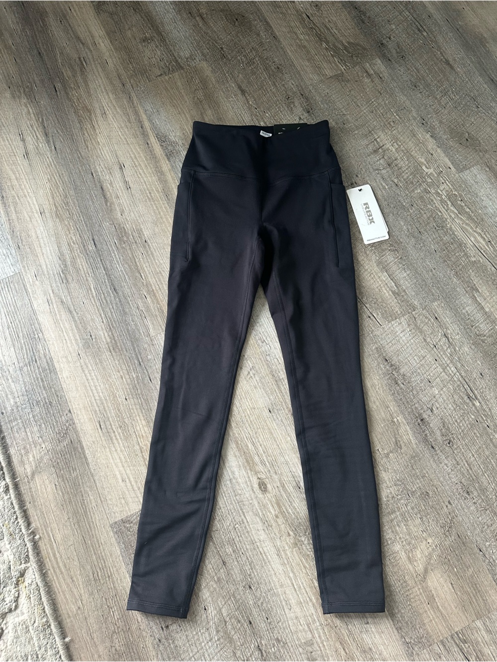 RBX Black High-Waist Performance Leggings